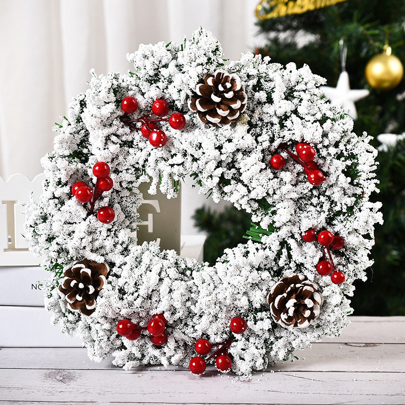 Artificial wreath decoration styles comparison